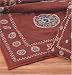 PLAID DECKE KUSCHELDECKE BAUMWOLLE 150 X 150 CM TERRAKOTTA STICKEREIEN