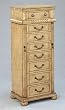 Jewelry Armoire In Light Green Tint Finish