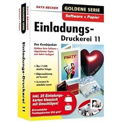 Einladungs-Druckerei 11 mit Papier