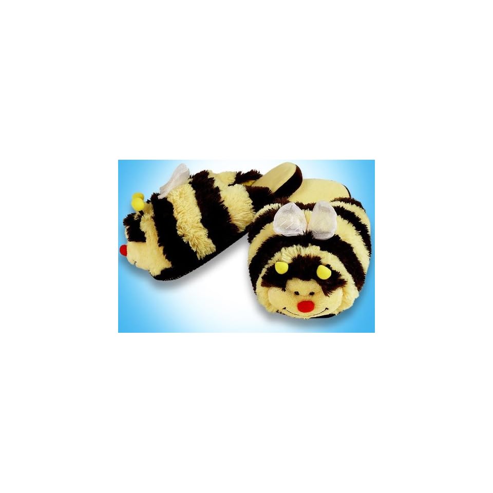 My Pillow Pets Bumblebee Slippers Large On Popscreen