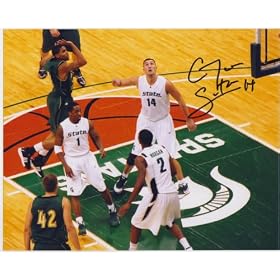 MSU Michigan State Goran Suton Autographed Signed 8x10 Photograph w/ COA