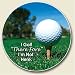 Kitchen & Housewares : I Golf, There Fore ... Auto Coaster, Single Coaster for Your Car