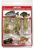 Eagle Claw Crappie/Bream Assortment Hook, 80 Piece