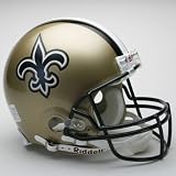 Riddell New Orleans Saints Gold Full Size Authentic Helmet