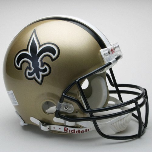 Riddell New Orleans Saints Gold Full Size Authentic Helmet