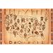Native American Tribes Map Art Print Poster - 13x19