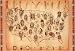 Professionally Framed Native American Tribes Map Art Print Poster - 13x19 with RichAndFramous Black Wood Frame