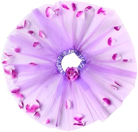 ?Baby Girls Kids Petal Camellia Flower Dress Up tutu Dance Short Dress PettiSkirt