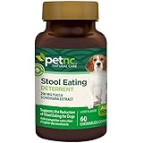 PetNC Natural Care Stool Eating Deterrent Chewables for Dogs, 60 Count
