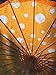Quasimoon PaperLanternStore.com 32 Inch Orange Polka Dot Paper Parasol Umbrella