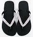 BLACK CLEAR Swarovski Crystal Havaianas Flip Flops Sandals Thongs sizes 5-10 image 2