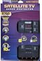 Prime PB003125 Elite Series Home Theater/Satellite TV 8-Outlet 3750-Joule Surge Protector, Black