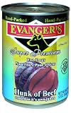 Evanger's Super Premium For Dogs Hunk of Beef, 12 Pack