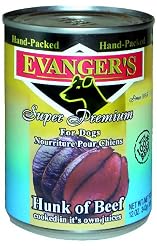Evanger's Super Premium For Dogs Hunk of Beef, 12 Pack