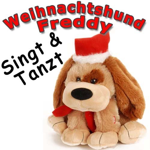 Singender und tanzender WEIHNACHTSHUND FREDDY