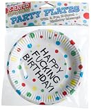 Candyprints, X-Rated Birthday Plates 8-ct (Pack of 6)