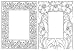 Frames Clear Clear Rubber Stamps