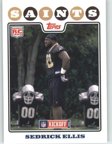2008 Topps Kickoff #213 Sedrick Ellis RC - New Orleans Saints (RC - Rookie Card)(Football Cards)