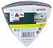 Bosch 25 Delta Sanding Sheets Mixed, 60-240 Grit