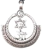 All Religions Truth Pewter Pendant Necklace