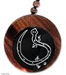 Cedar necklace, 'Salamander Circle'