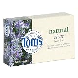 Tom's of Maine Natural Clear Body Bar, Lavender, 1-Ounce Bars (Pack of 12)