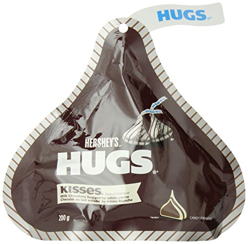 Hershey's Hugs in Kiss-Shaped Pouch, 200 Gram