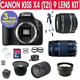 Canon KISS X4 (T2i)Digital SLR Camera + Canon Deluxe Camera Kit