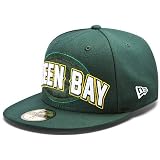 NFL Unisex Adult Green Bay Packers Draft 5950 Cap (Dark Green, 8)