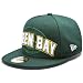 NFL Unisex Adult Green Bay Packers Draft 5950 Cap (Dark Green, 7 1/2)