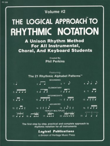 Logical Approach to Rhythmic Notation Vol 2 (Percussion Solos & Collections, Workbook)