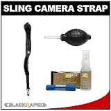 BlackRapid RS-W1 Women's Camera Strap (Classic Floral) with Nikon Cleaning Kit for Nikon Digital SLR 1 V1, J1, D3100, D3200, D5100, D7000, D700, D800, D4