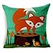 Songofthesea Lovely Fox Style 4 Pillowcase 18*18inch