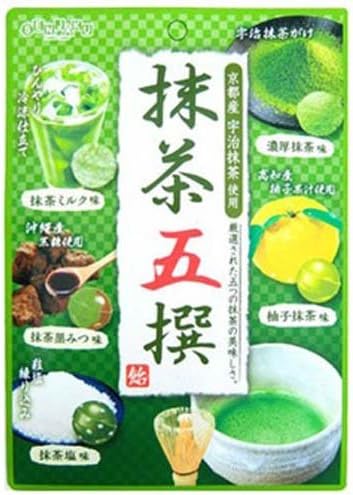 Senjaku - Matcha Gosen 2.8 Oz - Japanese Matcha Five Taste Candy
