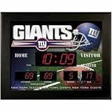 NFL New York Giants Backlit LED Scoreboard Clock