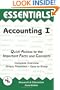 Accounting I Essentials (Essentials Study Guides) (v. 1)