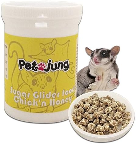 Petsjung Sugar Glider Food Chicken &amp; Honey Flavor 100 g.