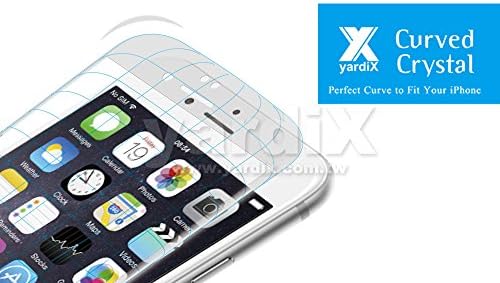yardiX 3D Curved Crystal Screen protector for iPhone 6 (Gold)
