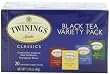 Twinings Variety Pack of Four Flavors, Tea Bags, 20-Count Boxes (Pack of 6)