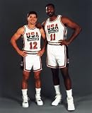 KARL MALONE & JOHN STOCKTON USA OLYMPIC BASKETBALL 8X10 SPORTS ACTION PHOTO