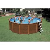 Intex Wood-Grain Pool - Brown (16'8