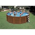 Intex Wood-Grain Pool - Brown (16'8"x49")