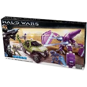 Mega Bloks Halo Wars UNSC Gausshog VS Covenant Locust