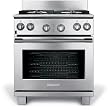 Electrolux ICON : E30DF74GPS 30in Professional Series Dual-Fuel Range