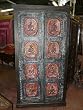 Antique India Armoire Carved Buddha Cabinet Furniture