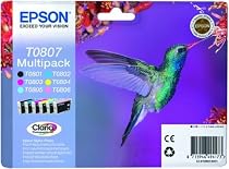 Epson T0807 Multipack (cyan, magenta, gelb, schwarz, light cyan, light magenta), 44,4 ml