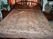 India Bedding 5pc Bole Brown Cotton Bedspread Mirror Hand Embroidery King Sized