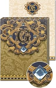 G Monogram Jewel and Gold Foil Embellished Pocket Note Pad