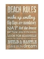 Surdic Lienzo Beach Rules Orange