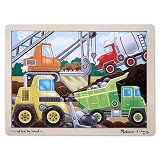 Melissa & Doug Construction Site Wooden Jigsaw Puzzle